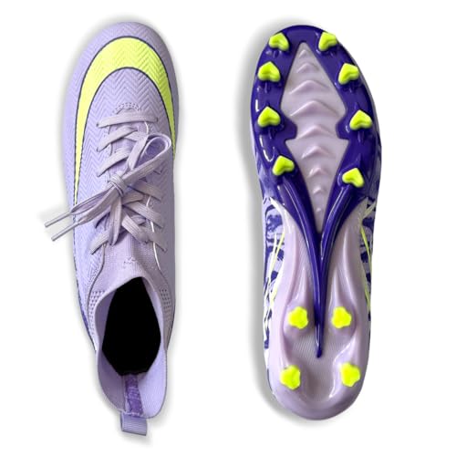 IFIKK Fußballschuhe Herren Spike Cleats Athletics Spikes Fußballschuhe Unisex-Kinder Trainingsschuhe Professionelle Turnschuhe Outdoor Sport Fußball Stiefel Wettkampf von IFIKK