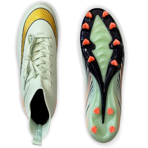 IFIKK Fußballschuhe Herren Spike Cleats Athletics Spikes Fußballschuhe Unisex-Kinder Trainingsschuhe Professionelle Turnschuhe Outdoor Sport Fußball Stiefel Wettkampf von IFIKK