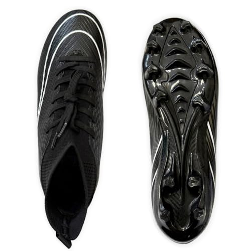 IFIKK Fußballschuhe Herren Spike Cleats Athletics Spikes Fußballschuhe Unisex-Kinder Trainingsschuhe Professionelle Turnschuhe Outdoor Sport Fußball Stiefel Wettkampf von IFIKK