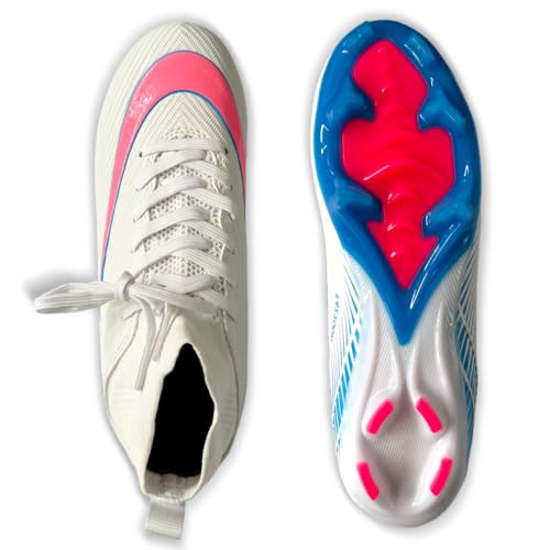 IFIKK Fußballschuhe Herren Spike Cleats Athletics Spikes Fußballschuhe Unisex-Kinder Trainingsschuhe Professionelle Turnschuhe Outdoor Sport Fußball Stiefel Wettkampf von IFIKK