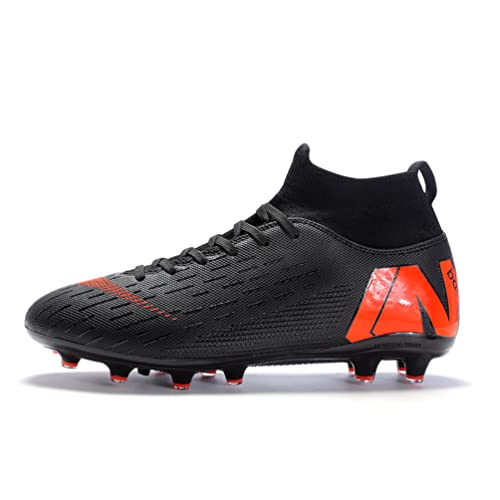 IFIKK Fußballschuhe Herren Spikes Fußballschuhe Unisex-Kinder Trainingsschuhe Professionelle Turnschuhe Outdoor Wettkampf Fußballschuhe (A06,45) von IFIKK