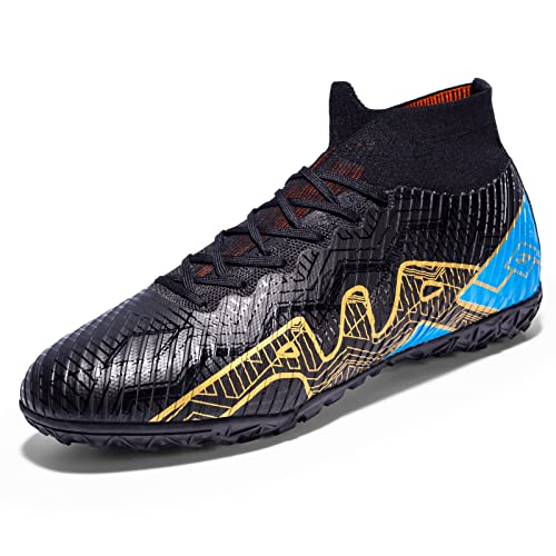 IFIKK Fußballschuhe Herren Spikes Fußballschuhe Unisex-Kinder Trainingsschuhe Professionelle Turnschuhe Outdoor Wettkampf Fußballschuhe (B04,42) von IFIKK