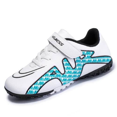 IFIKK Fußballschuhe Jungen Fussballschuhe Kinder Professionelle Athletics Trainingsschuhe Sportschuhe Mädchen Outdoor Fußballschuhe (FF01,32) von IFIKK