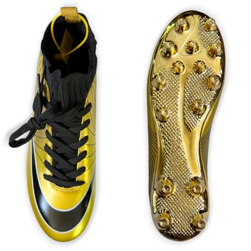 IFIKK Herren High Top Spike Cleats Athletics Fußballschuhe Unisex-Kinder Professionelle Trainingsschuhe von IFIKK