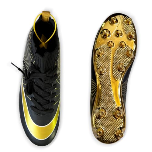 IFIKK Herren High Top Spike Cleats Athletics Fußballschuhe Unisex-Kinder Professionelle Trainingsschuhe von IFIKK