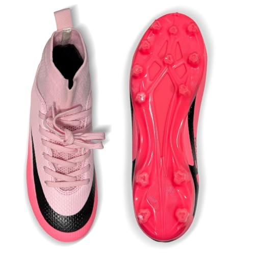 IFIKK Herren High Top Spike Cleats Athletics Fußballschuhe Unisex-Kinder Professionelle Trainingsschuhe von IFIKK