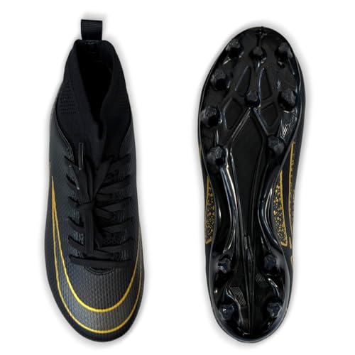 IFIKK Herren High Top Spike Cleats Athletics Fußballschuhe Unisex-Kinder Professionelle Trainingsschuhe von IFIKK