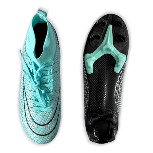 IFIKK Herren High Top Spike Cleats Athletics Fußballschuhe Unisex-Kinder Professionelle Trainingsschuhe von IFIKK