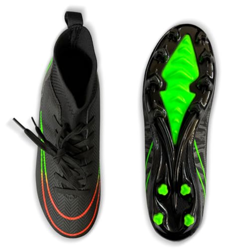 IFIKK Herren High Top Spike Cleats Athletics Fußballschuhe Unisex-Kinder Professionelle Trainingsschuhe von IFIKK