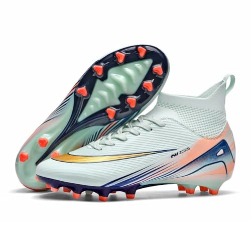 IFIKK Herren High Top Spike Cleats Athletics Fußballschuhe Unisex-Kinder Professionelle Trainingsschuhe von IFIKK
