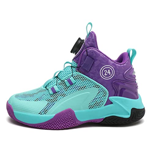 IFIKK Kinder-Basketballschuhe Jungen 2023 Sommer Mesh atmungsaktive Single-Mesh-Schuhe Kinder-Basketballschuhe Jugend Neue atmungsaktive Sportschuhe von IFIKK