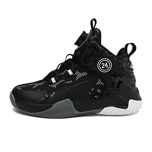 IFIKK Kinder-Basketballschuhe Jungen 2023 Sommer Mesh atmungsaktive Single-Mesh-Schuhe Kinder-Basketballschuhe Jugend Neue atmungsaktive Sportschuhe von IFIKK