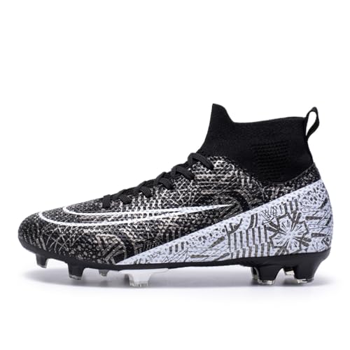 IFIKK Professionelle Unisex-Fußballschuhe mit Langen Spikes TF-Knöchel-Fußballschuhe Outdoor-Grasschuh-Fußballschuhe (NH03, 39) von IFIKK