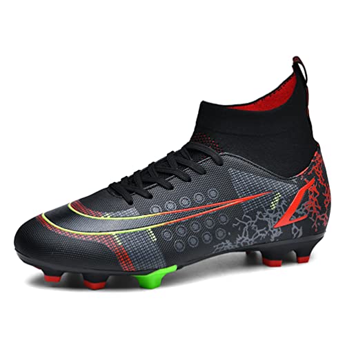 IFIKK Spikes Fußballschuhe Für Herren,Unisex Fußballschuhe,Professionelles Training Fußballschuhe Für Jungen (Schwarz, 36) von IFIKK