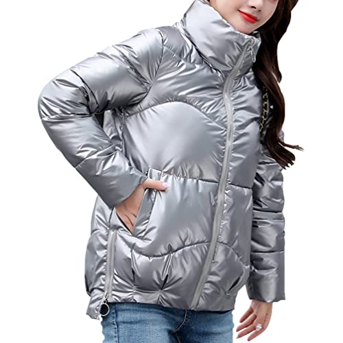 IFIKK Steppmantel Damen Winterjacke Daunenjacke für Damen Winter Parka Jacke Steppjacke Daunenmantel Damen Parka Jacke Verdicken Warme Winterjacke Stehkragen Outdoorjacke (Grau, 3XL) von IFIKK