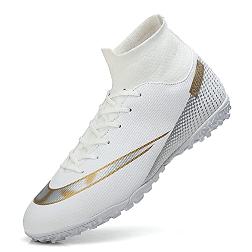 IFIKK Unisex Fußballschuhe Herren High Top Jugend Trainingsschuhe Professionelle Outdoor Fußballschuhe Herren Fußballschuhe (A2,42) von IFIKK