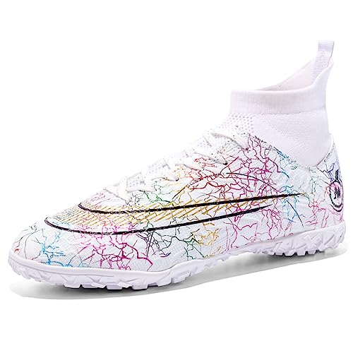 IFIKK Herren Hope Fußballschuhe - Unisex High Top, Jugend Trainingsschuhe, Professionelle Outdoor Fußballschuhe (I2, Numeric_44) von IFIKK