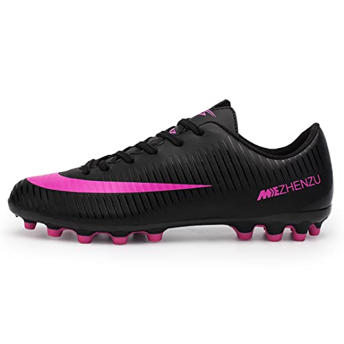 IFIKK Unisex Kinder Fußballschuhe Sportschuhe Stollen Fußballschuhe Herren Professionelle Fußballschuhe Outdoor Trainingsschuhe Für Schuhe (Style 5 Black,40) von IFIKK