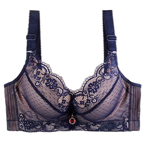 IFOUNDYOU BH Damen Push Up mit Bügel Bralette BH Sexy Große Größen Verstellbare Cami Top BH Damen Klassischer Bauchfrei BH Unterwäsche Rückenfrei Vollschalen Bra BH Soft Maximizer Bequemer BH Damen von IFOUNDYOU Damen