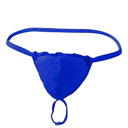 IFOUNDYOU Herren String Tanga Sexy Ringe Thong Unterwäsche Erotik Ouvert Sissy Unterhose Dessous Herren für Sex Low-Rise Transparent Höschen Slips Bulge Pouch Jockstrap Kurze Hipster Bikini Männer von IFOUNDYOU Damen