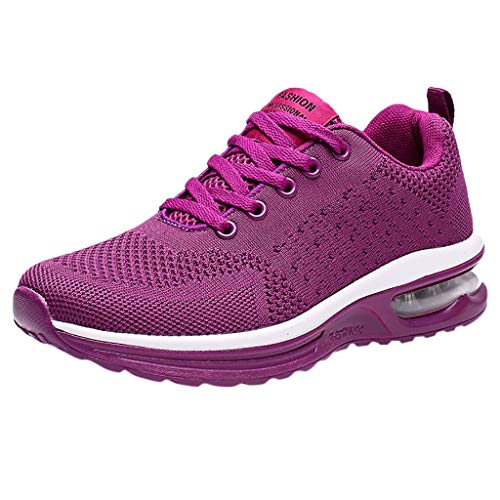 IFOUNDYOU Damen Turnschuhe, Sportschuhe Damen,Running Laufschuhe, Laufschuhe Trainer Damen, Weiß Schwarz Blau, Ladies Sneakers,Profilsohle Sneakers,Damen Sportschuhe von IFOUNDYOU