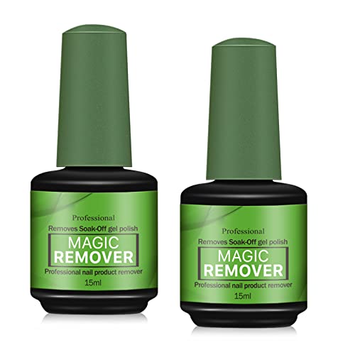 Nagellackentferner 2 Stück - Professioneller Gel Nagellack Entfernung - Nagellack Entferner - Magie Gel Nail Polish Remover, Entfernen Sie Gelnägel Einfach und Schnell, Schadet den Nägeln Nicht von IFUDOIT