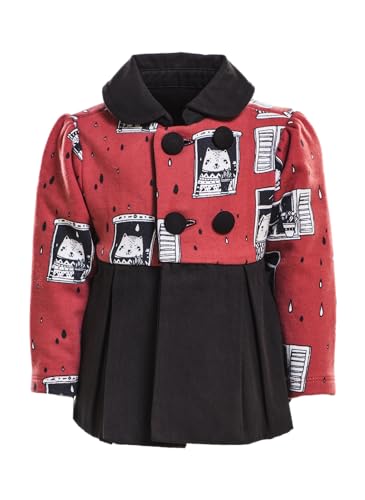 IGI Collar Coat - Red für Mädchen - Bio-Baumwolle - GOTS zertifiziert von IGI Natur Babybekleidung