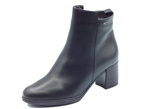 IGI&CO 4695100 Kalbsleder Schwarz Stiefeletten mit hohem Absatz für Damen aus Leder mit Reißverschluss, Schwarz , 39 EU IGI&CO 4695100 Kalbsleder Schwarz Stiefeletten mit hohem Absatz für Damen aus Leder mit Reißverschluss, Schwarz , 39 EU von IGI&Co