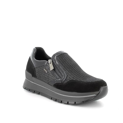 IGI&Co Damen Anika Sneaker, Schwarz Schwarz Laminiert, 38 EU IGI&Co Damen Anika Sneaker, Schwarz Schwarz Laminiert, 38 EU von IGI&Co