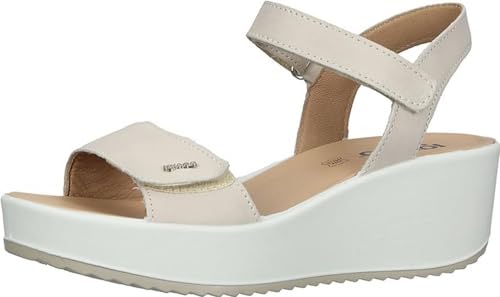 Igi&Co Damen Candy Keilsandale, Creme 71, 40 EU von IGI&Co