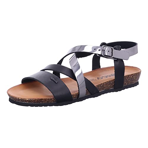 IGI&CO Damen Posy Sandale, Schwarzer Stahl, 35 EU IGI&CO Damen Posy Sandale, Schwarzer Stahl, 35 EU von IGI&Co