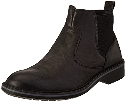 IGI&Co Herren Berufung Chelsea-Stiefel, Orange Schwarz, 44 EU von IGI&Co