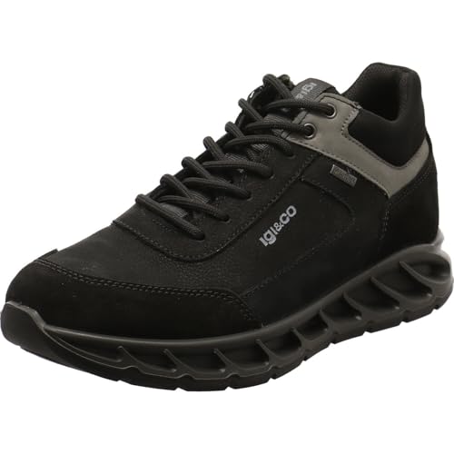 Igi&Co Herren U.Santos GTX Oxford-Stiefel, Schwarz, 41 EU von IGI&Co