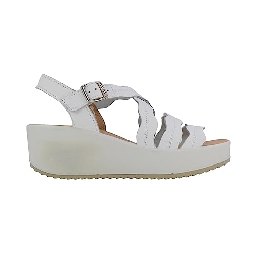 Igi&Co Damen Candy Keilsandale, Weiß 74, 41 EU von IGI&Co