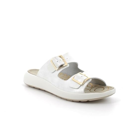 Igi&Co imac spa Damen D.Palmer Green Schiebe-Sandalen, Platin, 39 EU von IGI&Co