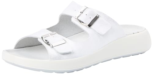 imac spa Damen D.Palmer Green Schiebe-Sandalen, Silber/schwarz, 35 EU von IGI&Co