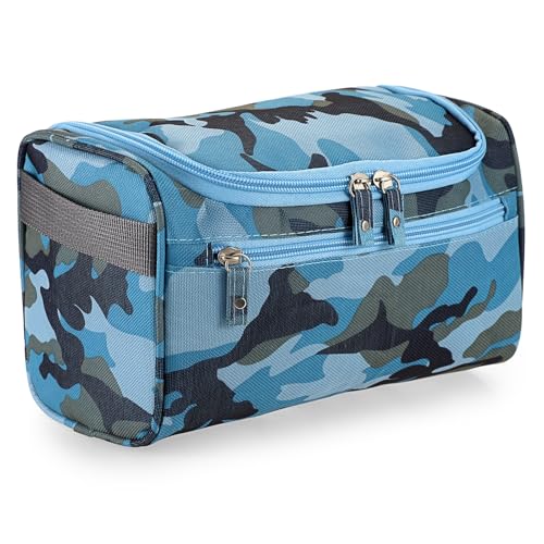 IGNPION Hängende Kulturbeutel für Männer (Tarnung Blau) von IGNPION