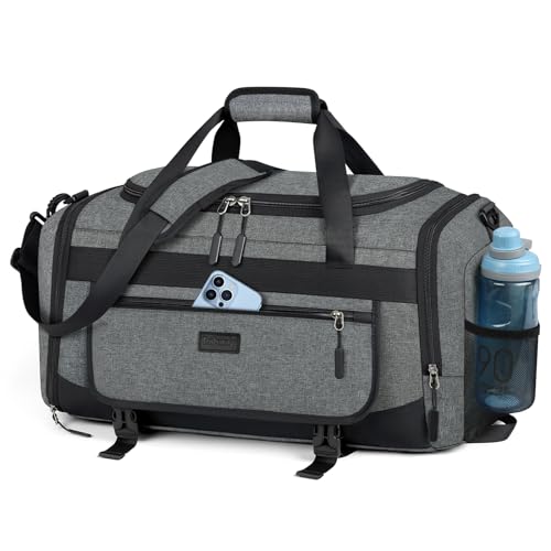 Sporttasche Reisetasche für Damen und Herren 40L Große Sporttasche mit Schuhfach & Nassfach Trainingstasche Gym Fitnesstasche Schulsporttasche Handgepäck Tasche Weekender Bag von IGOLUMON