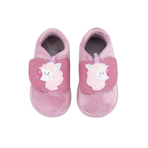IGOR Homie – Kinder-Hausschuhe mit lustigen Tiermotiven und Klettverschluss – Barefoot Made in Spain, Igor Homie Einhorn, 23 EU IGOR Homie – Kinder-Hausschuhe mit lustigen Tiermotiven und Klettverschluss – Barefoot Made in Spain, Igor Homie Einhorn, 23 EU von IGOR