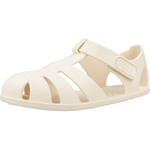 Igor Nemo Jelly-Sandalen Mit Dünner Sohle Und Klettverschluss Größe 24 Farbe Elfenbein von IGOR