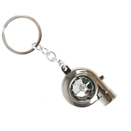 IGRARK Turbo Schlüsselanhänger, Turbo Keychain mit Sound & Licht, Metall Anhänger Schlüssel, Auto TurbineTurbolader Key Ring für Geschenk von IGRARK
