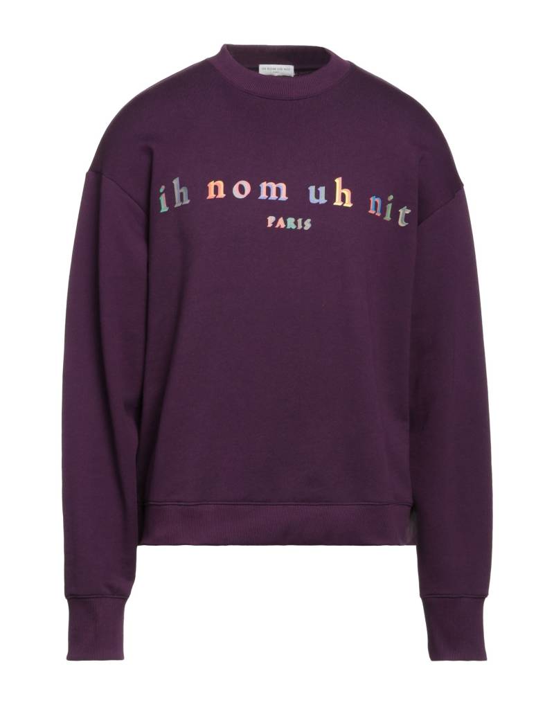 IH NOM UH NIT Sweatshirt Herren Dunkelviolett von IH NOM UH NIT