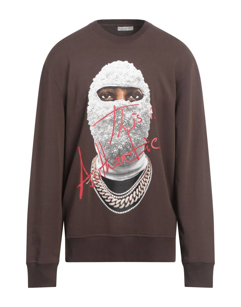 IH NOM UH NIT Sweatshirt Herren Schokobraun von IH NOM UH NIT