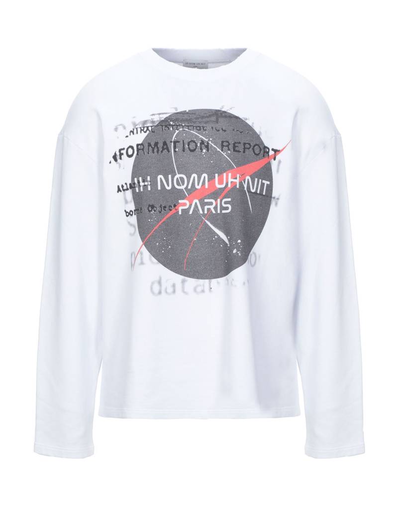 IH NOM UH NIT Sweatshirt Herren Weiß von IH NOM UH NIT