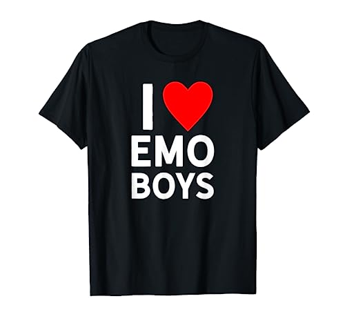 Love Emo Boys Heart Trendy Egirl Eboy GF Aesthetic Vibe T-Shirt von IHEART