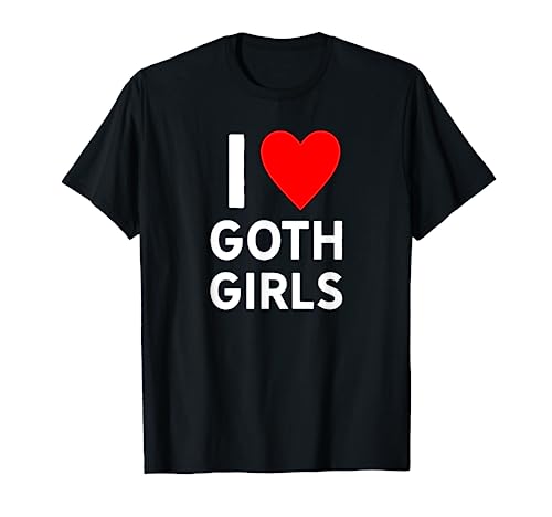 Love Goth Girls Heart Trendy Egirl Eboy GF Aesthetic Vibe T-Shirt von IHEART