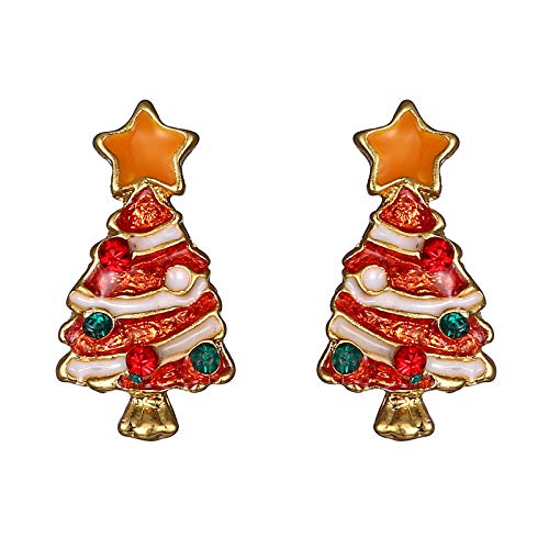 Cartoon Diamant Ornamente Glocke Mode Weihnachten Ohrringe Ohrringe Weihnachten Ohrringe Frauen Schmuck Ohrringe, e, Einheitsgröße von IHEHUA