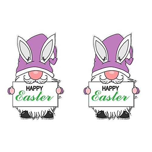 IHEHUA Niedliche Ohrringe Ms.'s niedliche Cartoon Anhänger Ohrringe Kaninchen Ohrringe Kette Ohrring, violett, Einheitsgröße, Creolen von IHEHUA