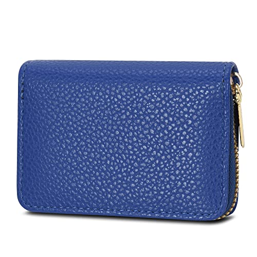 IHIGOGOFA RFID Echt Leder Kreditkartenetui Blocker Schutzhülle Karte 11 Fächer Kartenetui Orgel-Stil Tragbar Visitenkartenetui Damen und Herren von IHIGOGOFA