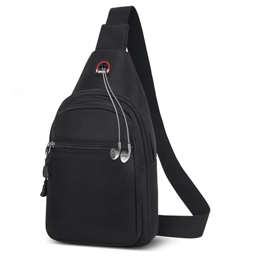 IHIGOGOFA Sling Bag Umhängetasche Rucksack Brusttasche Schultertasche Herren Damen Wasserdicht Sling Chest Crossbody Bag für Outdoor Radfahren Reisen Wandern Camping IHIGOGOFA Sling Bag Umhängetasche Rucksack Brusttasche Schultertasche Herren Damen Wasserdicht Sling Chest Crossbody Bag für Outdoor Radfahren Reisen Wandern Camping von IHIGOGOFA